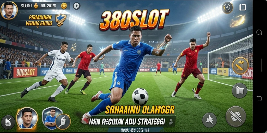 Screenshot gameplay 380SLOT yang menampilkan aksi seru permainan olahraga.