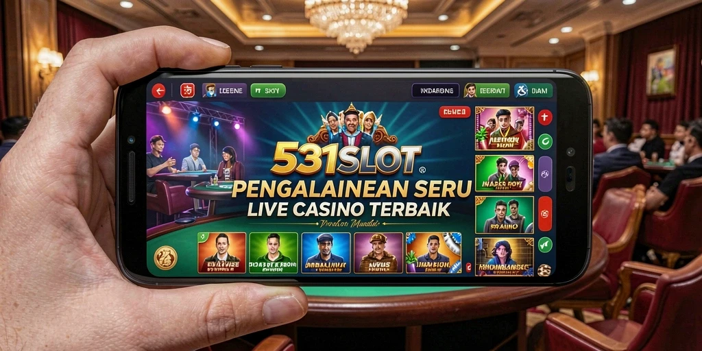 Tampilan gameplay Live Casino yang mengesankan di 531SLOT.