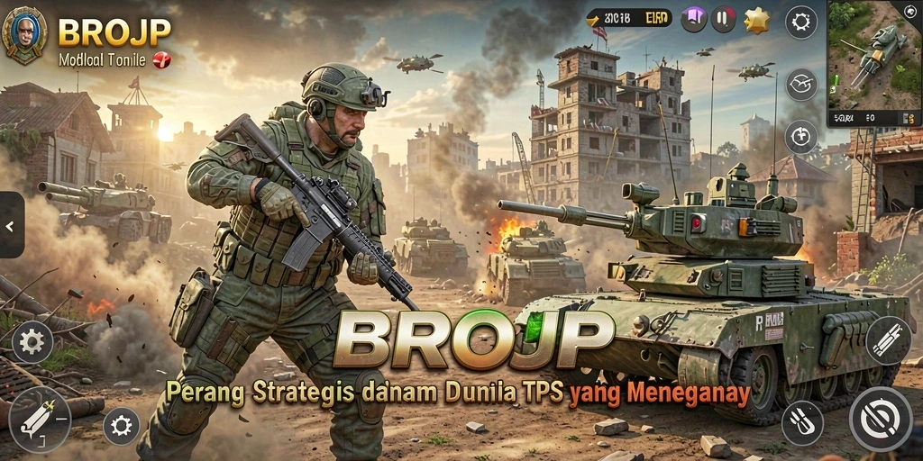 Gameplay thrilling BROJP dengan pertempuran TPS yang mendebarkan.