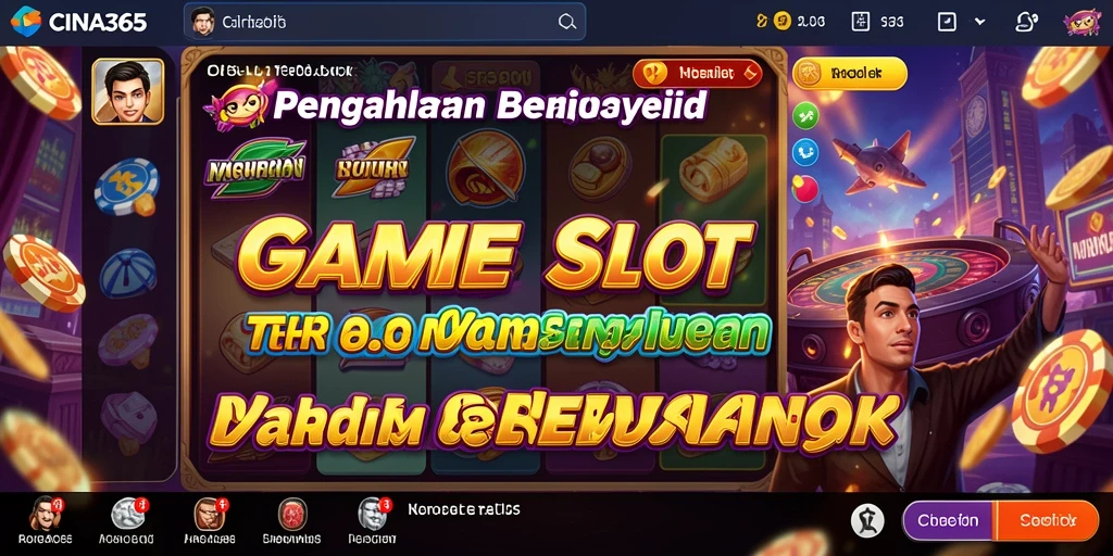 Screenshot utama CINA365 menampilkan tampilan gameplay Slot yang menarik dan mengesankan.