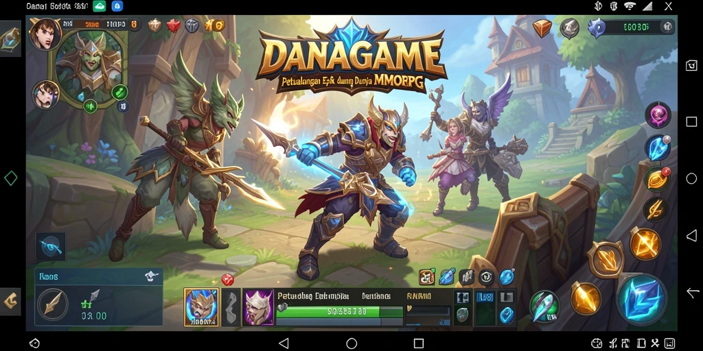 Gameplay seru dengan pertarungan epik di dunia <strong>DANAGAME</strong>.