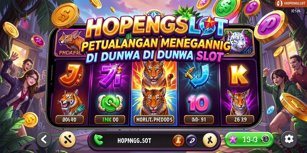 Tampilan gameplay HOPENGSLOT yang penuh aksi dan petualangan.