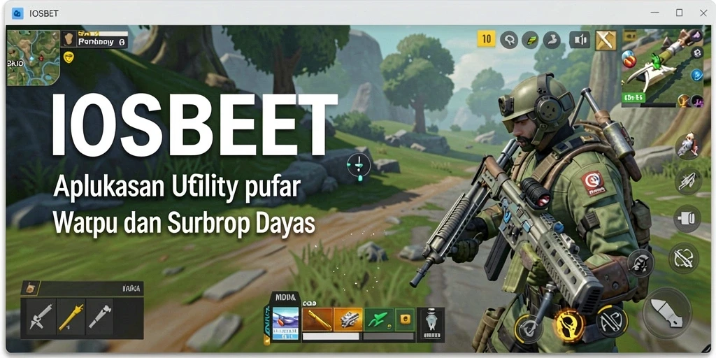 Tampilan antarmuka IOSBET yang menarik dan mudah digunakan dalam pengelolaan Utility.