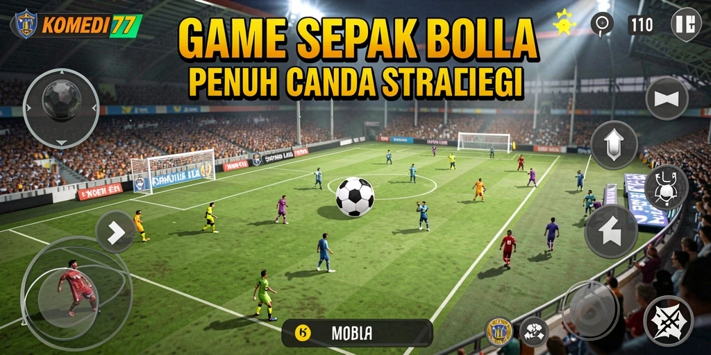 Tampilan gameplay KOMEDI77 yang penuh warna dan seru.