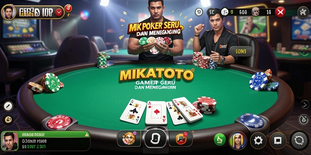 Tampilan gameplay MIKATOTO yang seru dan menarik.