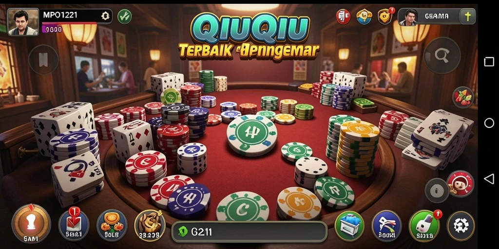 Tampilan menarik dari gameplay MPO1221 dengan pemain yang bersaing.