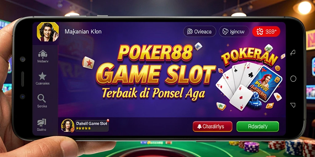 Tampilan gameplay menarik dari POKER88 dengan efek visual menawan.